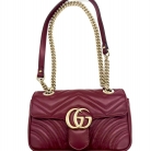 Borsa Gucci GG Marmont Borgogna