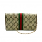 Gucci GG Supreme Web Chain Wallet