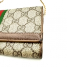 Gucci GG Supreme Web Chain Wallet