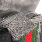 Gucci Large GG Canvas Web Treasure Flap Bag