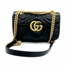 gucci marmont black leather