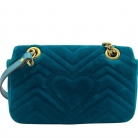 Gucci Marmont en terciopelo turquesa