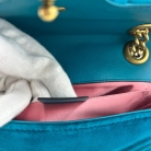 Gucci Marmont en terciopelo turquesa