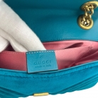 Gucci Marmont en terciopelo turquesa