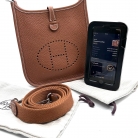 Hermes evelyne mini gold