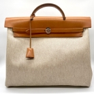 Hermès Herbag lona cruda