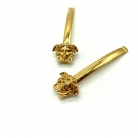 Versace hairpins with Medusa head