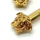 Versace hairpins with Medusa head