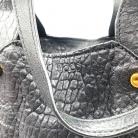 jimmy choo black leather tote