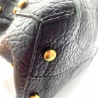 jimmy choo black leather tote