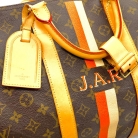 KEEPALL LOUIS VUITTON INITIALS