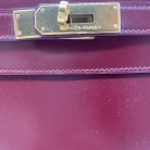 Kelly 28 box calf leather