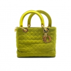 Dior bag in lime color,