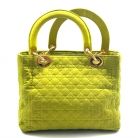 Dior bag in lime color,