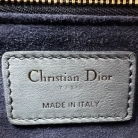 Lady Dior in pelle blu a sfumatura