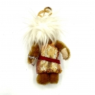 Prada Teddy Bear Keychain