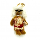 Prada Teddy Bear Keychain