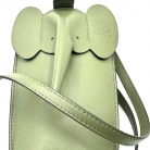 LOEWE Elephant in similpelle verde