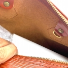 LOUIS VUITTON 25 EPI MARRONE
