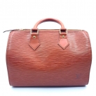 LOUIS VUITTON 25 EPI MARRONE
