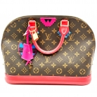 louis vuitton alma flamingo