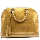 Louis Vuitton Alma PM Vernis dorado