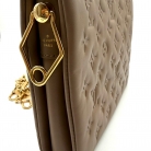 Louis Vuitton Coussin in pelle beige Monogram imbottita