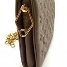 Louis Vuitton Coussin in pelle beige Monogram imbottita