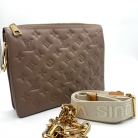 Louis Vuitton Coussin in pelle beige Monogram imbottita