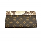 Louis Vuitton Monogram Exotic Flap Long Wallet