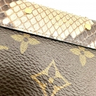 Louis Vuitton Monogram Exotic Flap Long Wallet