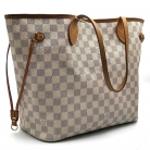 louis vuitton neverfull damier azur
