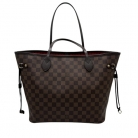 Louis Vuitton Neverfull Damier MM con iniziali