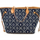 Louis Vuitton Neverfull MM Monogram Denim