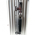 Metallic Rimowa suitcase