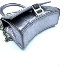 micro balenciaga hourglass crocodile