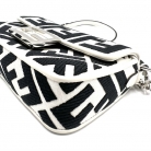 Mini Fendi Baguette by Marc Jacobs in black and white