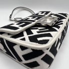 Mini Fendi Baguette by Marc Jacobs in black and white
