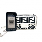 Mini Fendi Baguette by Marc Jacobs in black and white