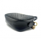 Mini Gucci GG Marmont Matelassé black leather bag
