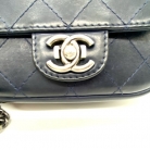Mini chanel blue navy