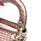 Mini Lady Dior  metalizado
