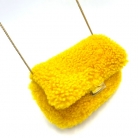Mini pochette Fendi amarilla