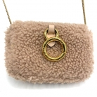 Mini pochette Fendi rosa