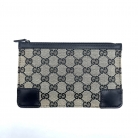 Mini pochette Gucci grey GG canvas