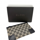 Mini pochette Gucci grey GG canvas