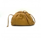 Mini pochette marrone di Bottega Veneta