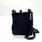 Mini Prada in nylon nero