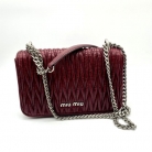 Miu Miu Matelasse burgundy