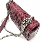 Miu Miu Matelasse burgundy